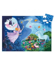 Puzzle - La fée et la licorne (36 pcs)