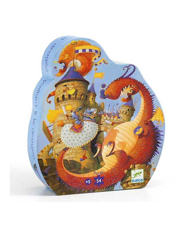 Puzzle - Vaillant et les dragons (54 pcs)