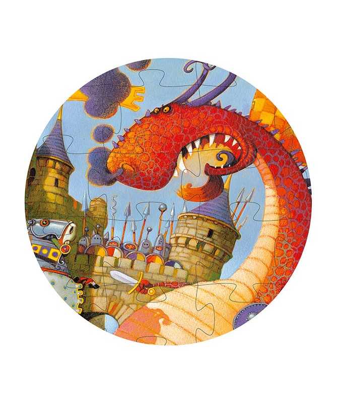 Puzzle - Vaillant et les dragons (54 pcs)