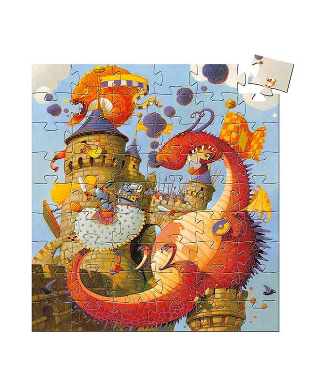 Puzzle - Vaillant et les dragons (54 pcs)