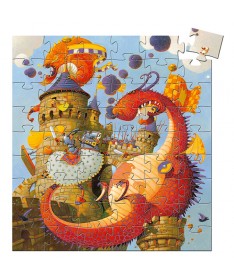 Puzzle - Vaillant et les dragons (54 pcs)