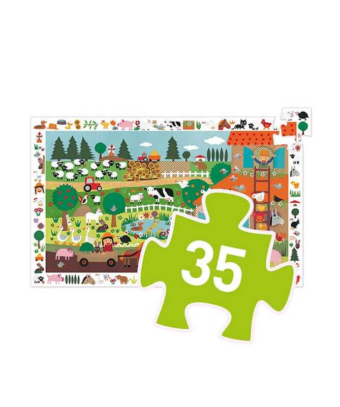 Puzzle - La ferme (35 pcs) FSC MIX