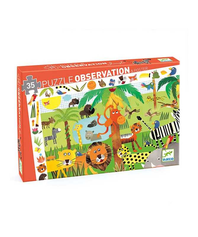 Puzzle - La Jungle (35 pcs) Puzzle - La Jungle (35 pcs)