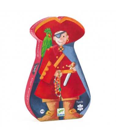 Puzzle - Le pirate et son trésor (36 pcs)