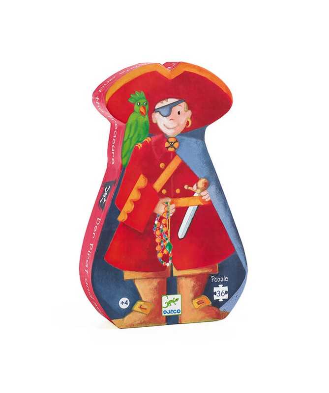 Puzzle - Le pirate et son trésor (36 pcs)