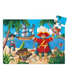 Puzzle - Le pirate et son trésor (36 pcs)