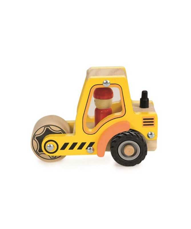 Rouleau compresseur en bois Rouleau compresseur en bois