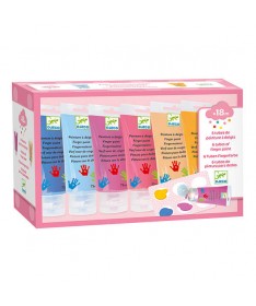 6 tubes de peinture à doigts - sweet
