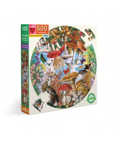 Puzzle - Mushrooms & Butterflies (500 pcs)