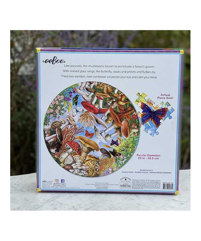 Puzzle - Mushrooms & Butterflies (500 pcs) Puzzle - Mushrooms & Butterflies (500 pcs)