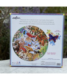 Puzzle - Mushrooms & Butterflies (500 pcs)