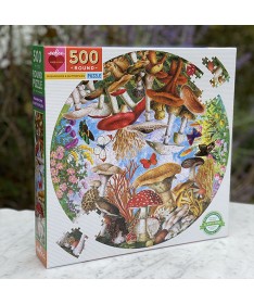 Puzzle - Mushrooms & Butterflies (500 pcs)