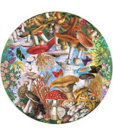 Puzzle - Mushrooms & Butterflies (500 pcs)