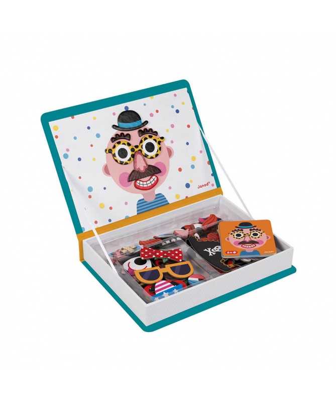 Magnéti'Book Crazy faces - Garçon (70 magnets)