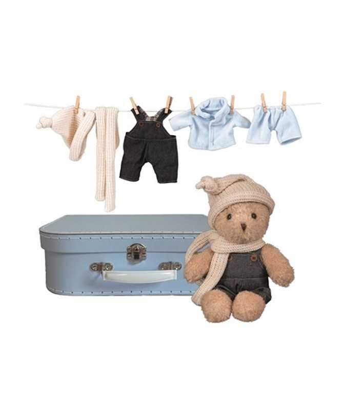 Morris et ses habits - valisette vintage Morris et ses habits - valisette vintage