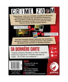 Crime Zoom - Sa dernière carte