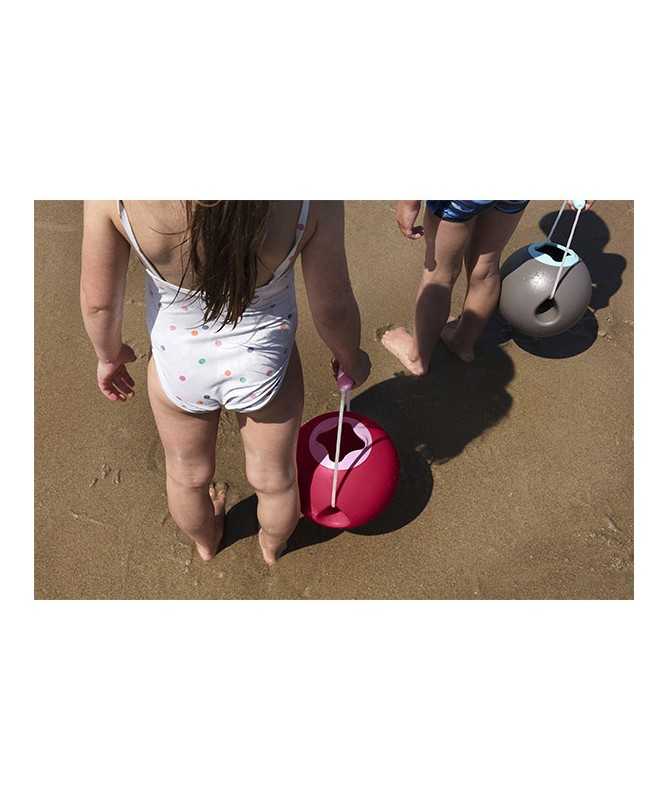 Jouet de Plage - Seau ballon - Ballo Cerise et Rose - 20 cm