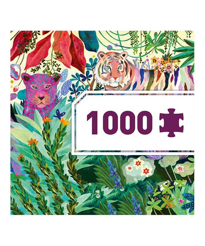 Puzzle - Rainbow tigers (1000 pcs) Puzzle - Rainbow tigers (1000 pcs)