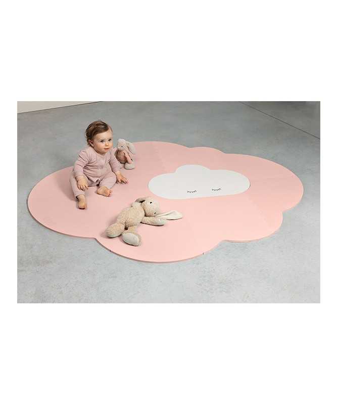 Tapis Nuage Large - Rose poudré (175 x 145 cm)