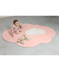 Tapis Nuage Large - Rose poudré (175 x 145 cm)