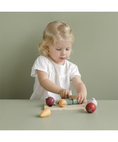 Légumes à découper en bois